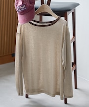 シアーボーダーリンガーTシャツ