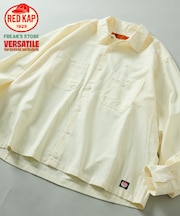 RED KAP × FREAK'S STORE 別注 クロップド オックスフォード ロングスリーブ ワークシャツ