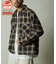 RED KAP × FREAK'S STORE 別注 クロップド フランネル ロングスリーブ ワークシャツ