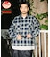 RED KAP × FREAK'S STORE 別注 クロップド フランネル ロングスリーブ ワークシャツ