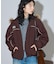 別注 Fur Hoodie Nylon Jacket