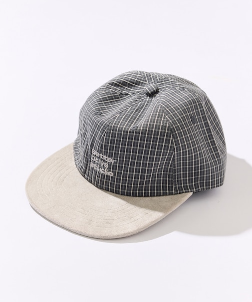 BetterDays studio × FREAK'S STORE 2トーン フラットバイザー チェック キャップ