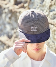 BetterDays studio × FREAK'S STORE 2トーン フラットバイザー チェック キャップ