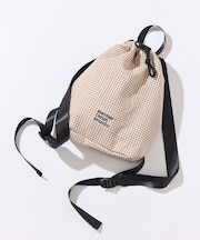 BetterDays studio × FREAK'S STORE ナップサック型 パッカブル チェック ミニバッグ