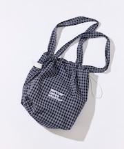 BetterDays studio × FREAK'S STORE ドローストリング チェック トートバッグ