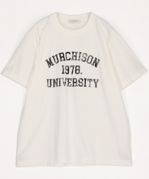 vintage college logo TEE