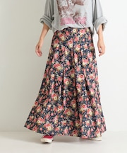 Double-Tuck Long Skirt