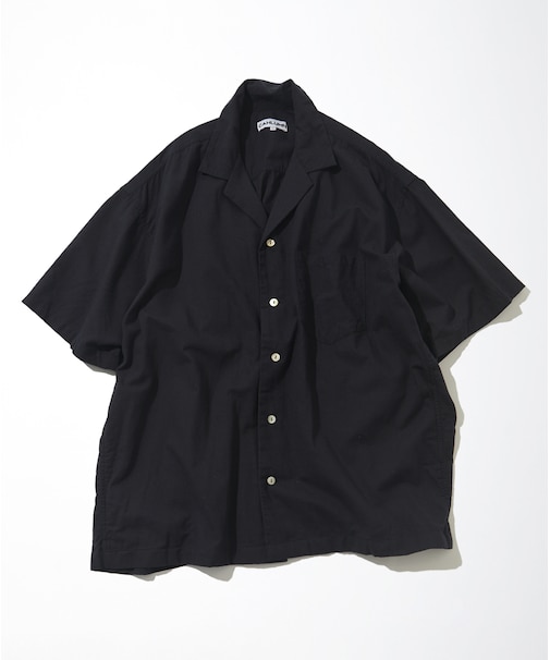 Cotton Linen Open Collar Shirt