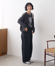 別注 コーデュロイ 紐付きイージーパンツ＜セットアップ対応＞