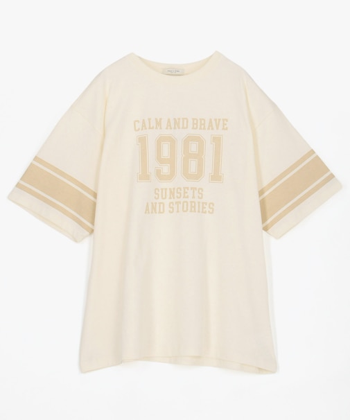 カレッジ ナンバリングTシャツ