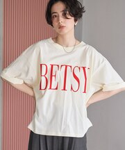 BETSY ビッグ ロゴTシャツ
