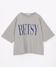 BETSY ビッグ ロゴTシャツ