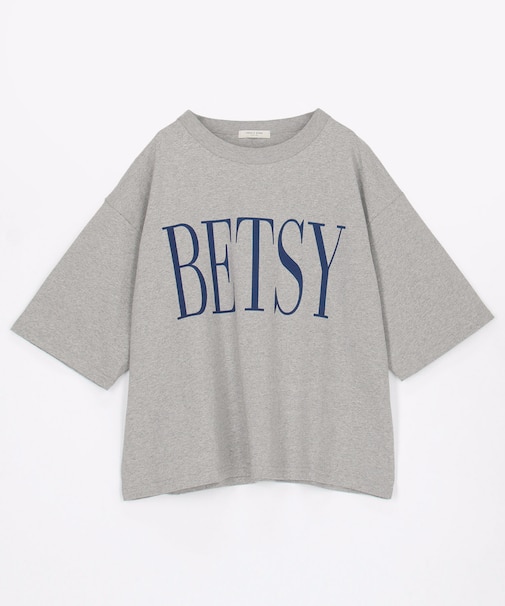 BETSY ビッグ ロゴTシャツ