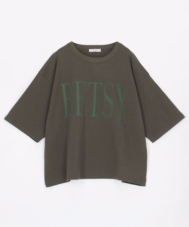 BETSY ビッグ ロゴTシャツ