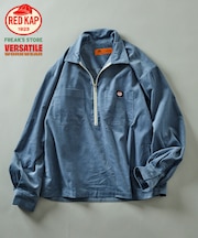 RED KAP × FREAK'S STORE 別注 コーデュロイ ハーフジップ プルオーバー ロングスリーブシャツ