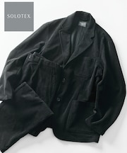 リラックスフィット コーデュロイ 2Bジャケット セットアップ Fabric by SOLOTEX(R)