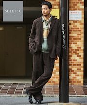 リラックスフィット コーデュロイ 2Bジャケット セットアップ Fabric by SOLOTEX(R)