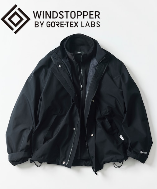 +phenix × FREAK'S STORE 別注 GORE-TEX WINDSTOPPER 3WAY HARRINGTON JACKET