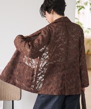 シアー ジャガードジャケット