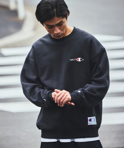 Champion × NAUTICA embroidered sweatshirt｜フリークスストアの通販