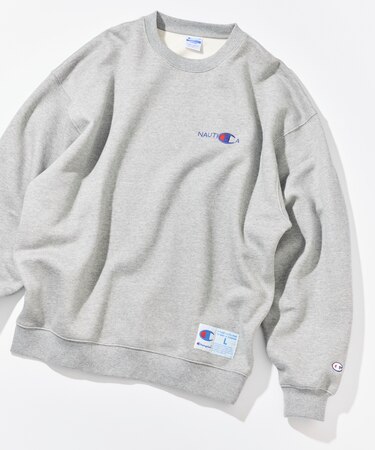 Champion × NAUTICA embroidered sweatshirt