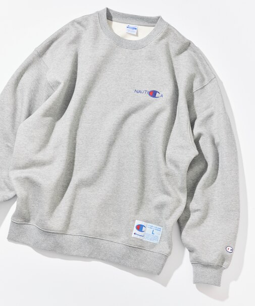 Champion × NAUTICA embroidered sweatshirt