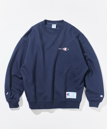 Champion × NAUTICA embroidered sweatshirt