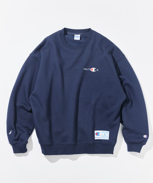 Champion × NAUTICA embroidered sweatshirt