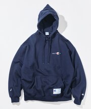 【8月21日 12:00販売開始】 Champion × NAUTICA embroidered sweat hoodie