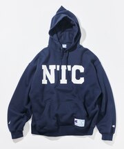 【8月21日 12:00販売開始】 Champion × NAUTICA NTC sweat hoodie