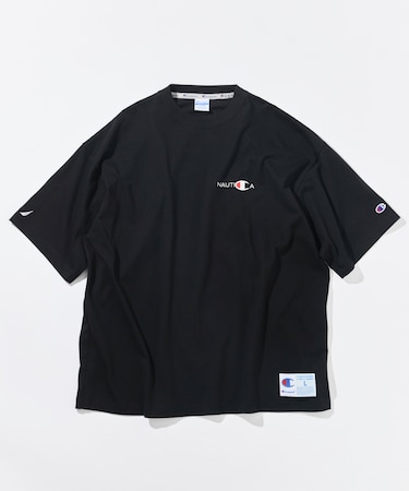 Champion × NAUTICA embroidered heavyweight T-shirt