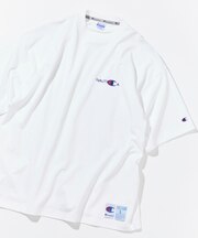 Champion × NAUTICA embroidered heavyweight T-shirt