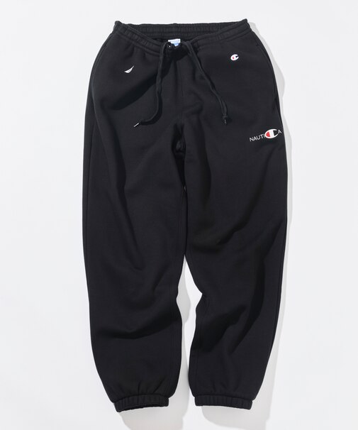 【8月21日 12:00販売開始】 Champion × NAUTICA embroidered sweat pants