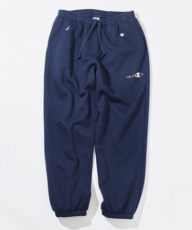【8月21日 12:00販売開始】 Champion × NAUTICA embroidered sweat pants