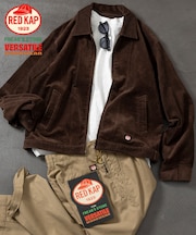RED KAP × FREAK'S STORE 別注 SMU JK-22 SHORT LENGTH ジップアップ コーデュロイ ワークジャケット