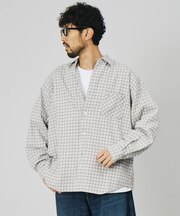 別注 フランネル レギュラーカラー ロングスリーブシャツ