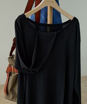 シアーワッフルルーズTシャツ