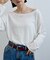 シアーワッフルルーズTシャツ