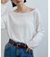 シアーワッフルルーズTシャツ