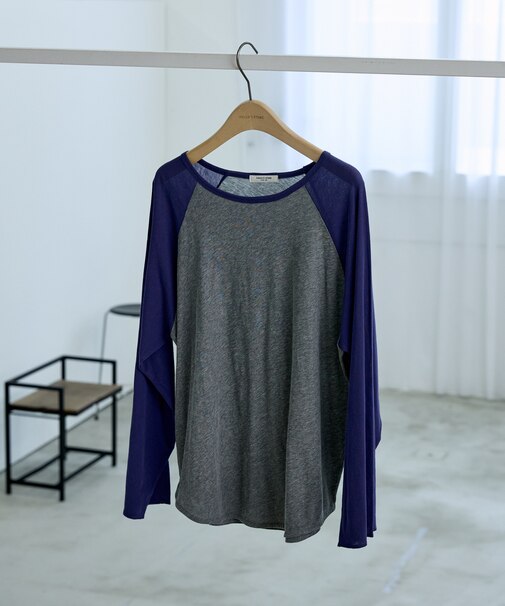 シアーラグランTシャツ