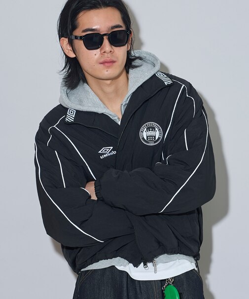 umbro × FREAK'S STORE 別注 パディング ナイロン トラックジャケット