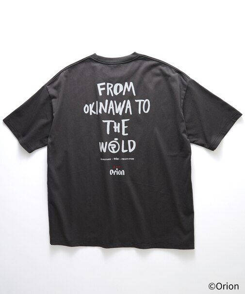 ORANGE RANGE × ORION × FREAK'S STORE 別注 Vertical LOGO クルーネック TEEシャツ 【限定展開】