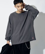 RED KAP × FREAK'S STORE 別注 ヘンリーネック ロングスリーブ サーマル Tシャツ