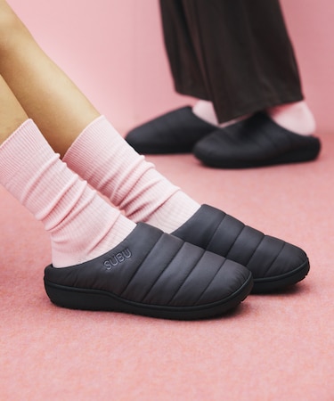 SUBU Permanent Collection 2026 ORIGINALS F-LINE パーマネント ウィンター サンダル モックシューズ
