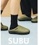SUBU Permanent Collection 2026 ORIGINALS F-LINE パーマネント ウィンター サンダル モックシューズ