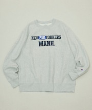 Champion × FREAK'S STORE 別注 REVERSE WEAVE VINTAGE WASH PRINT SWEAT