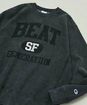 Champion × FREAK'S STORE 別注 REVERSE WEAVE VINTAGE WASH PRINT SWEAT