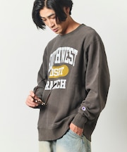 Champion × FREAK'S STORE 別注 REVERSE WEAVE VINTAGE WASH PRINT SWEAT