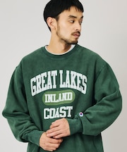 Champion × FREAK'S STORE 別注 REVERSE WEAVE VINTAGE WASH PRINT SWEAT