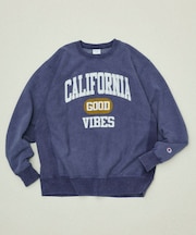 Champion × FREAK'S STORE 別注 REVERSE WEAVE VINTAGE WASH PRINT SWEAT
